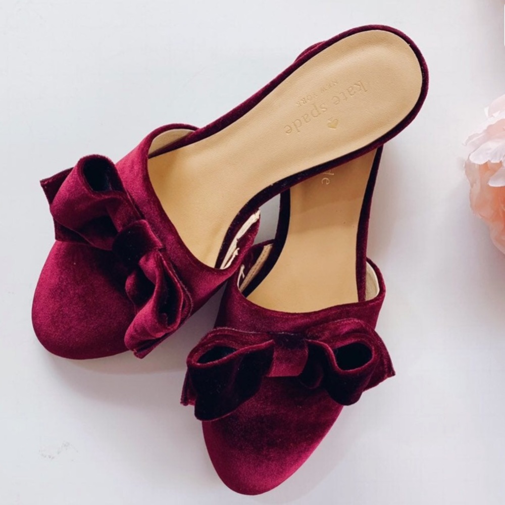 Kate Spade Madra Velvet Mule